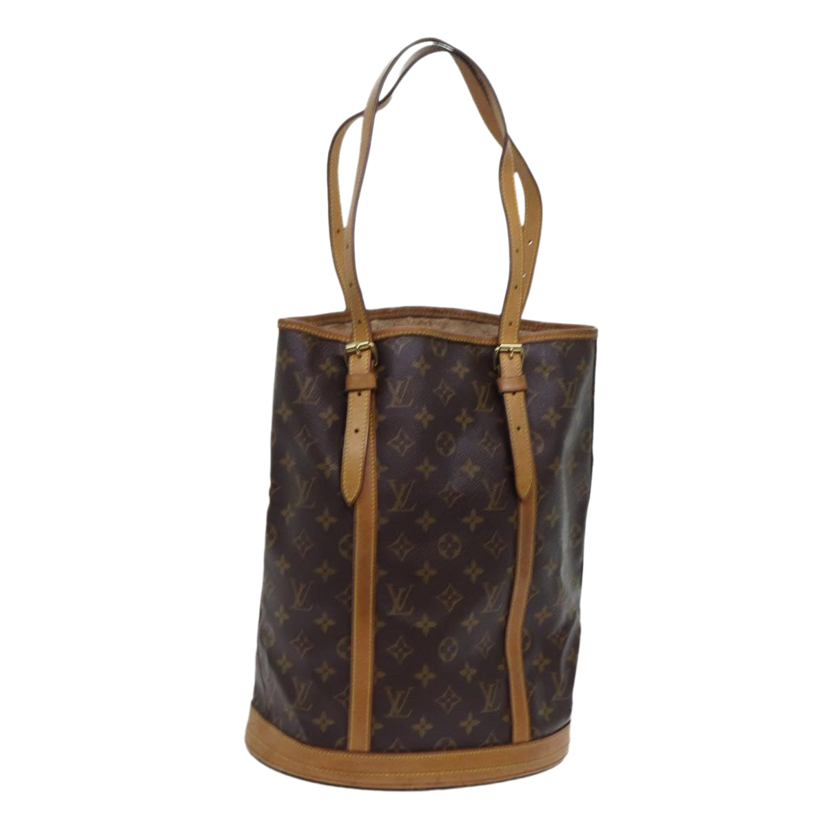 LOUIS VUITTON Monogram Bucket GM Shoulder Bag M42236 LV 69763