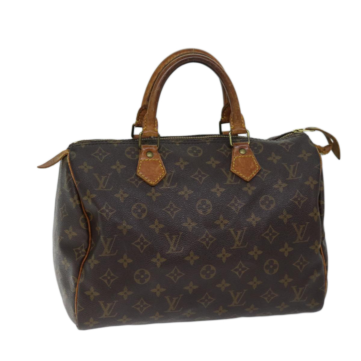 LOUIS VUITTON Monogram Speedy 30 Hand Bag M41526 LV 69765