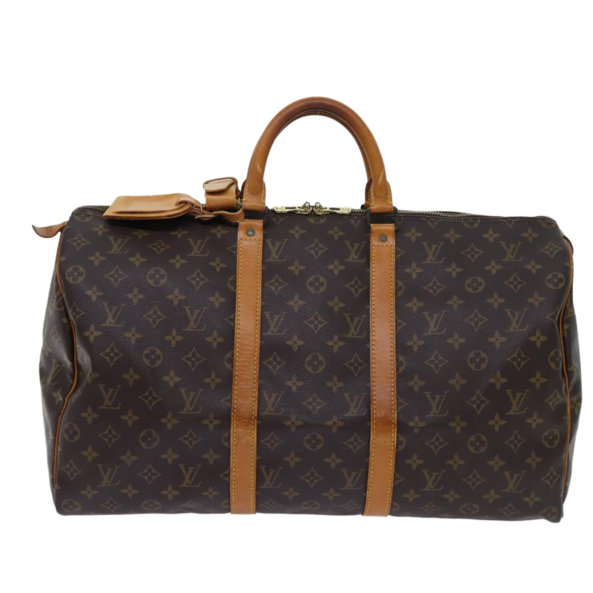 LOUIS VUITTON Monogram Keepall 50 Boston Bag M41426 LV 69768