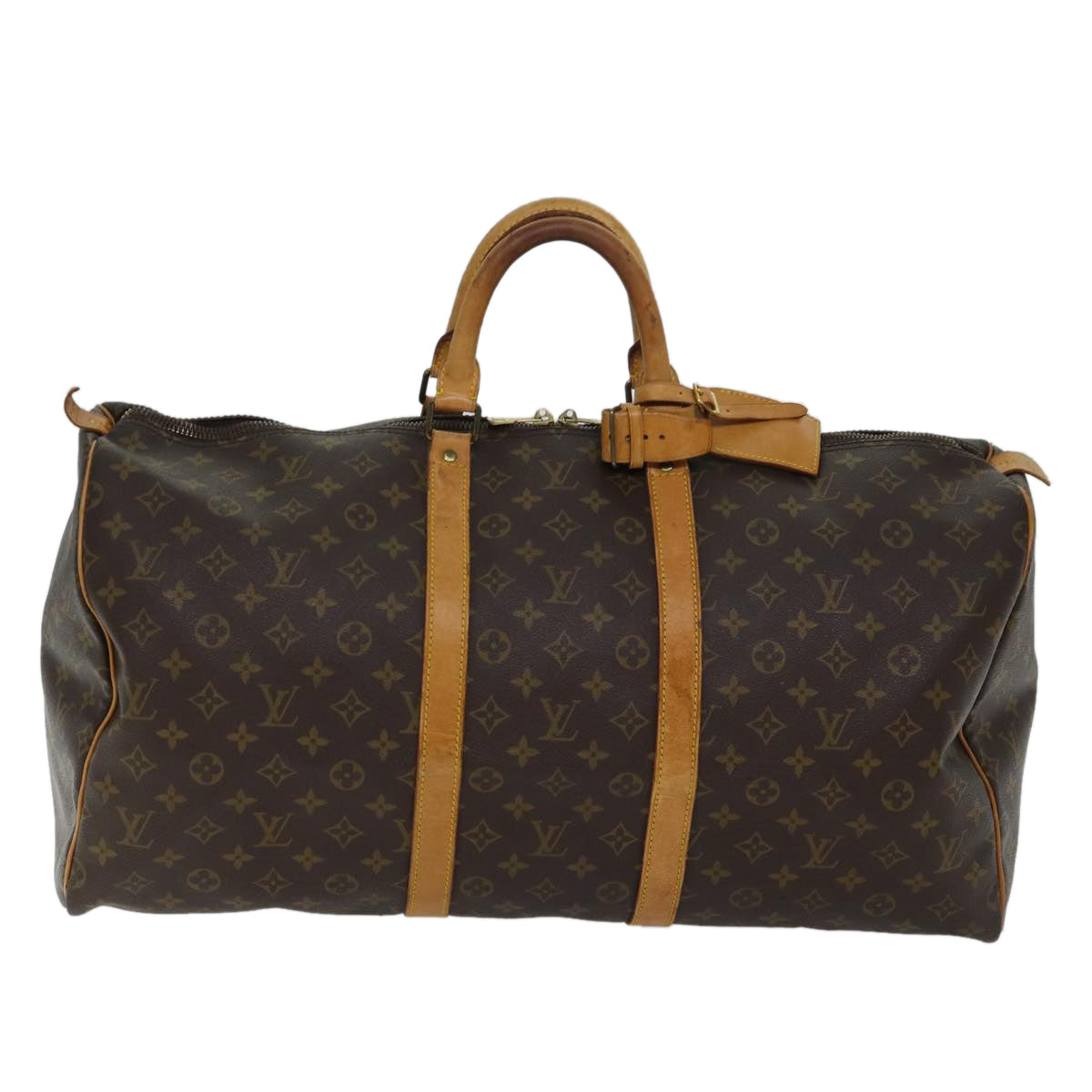 LOUIS VUITTON Monogram Keepall 55 Boston Bag M41424 LV 69769