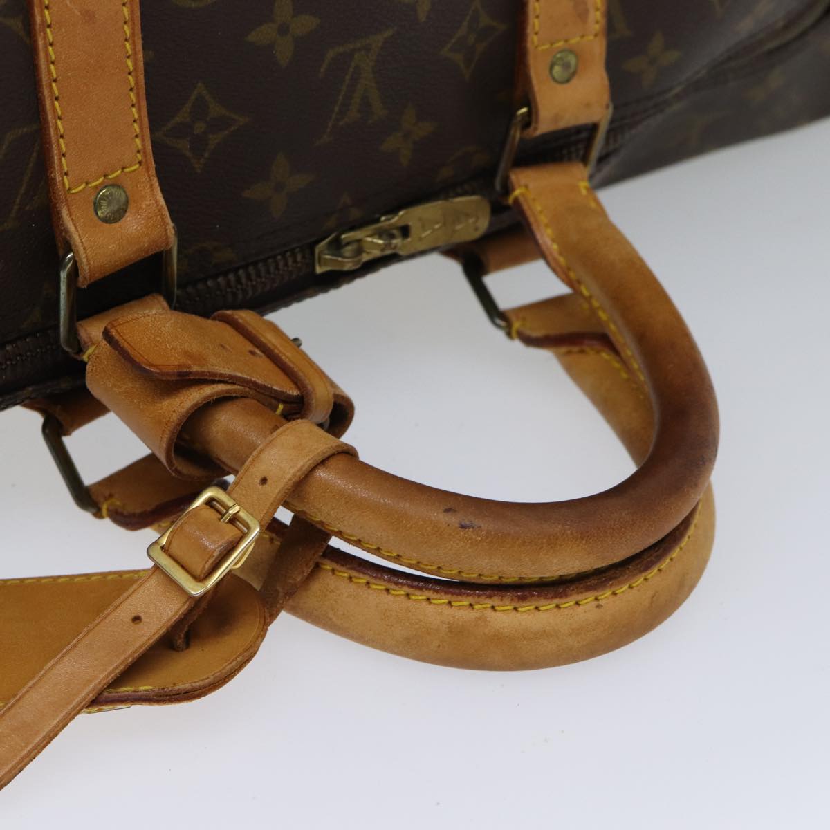 LOUIS VUITTON Monogram Keepall 55 Boston Bag M41424 LV 69769