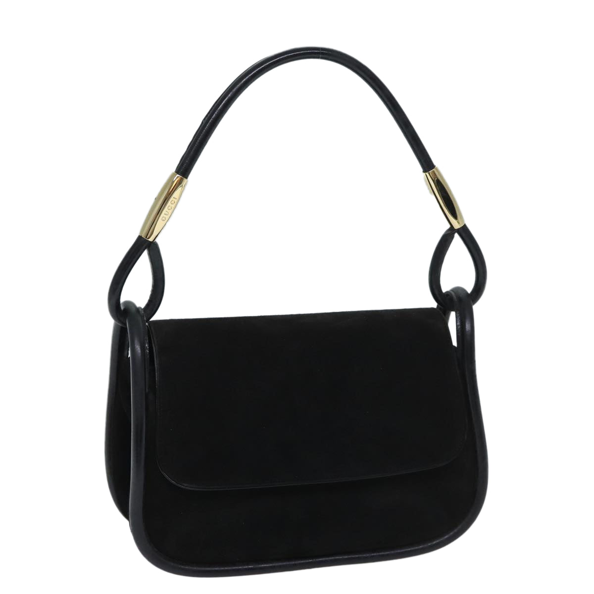 Luxury Gucci Trending 2025 Shoulder Bag Suede Black  69773