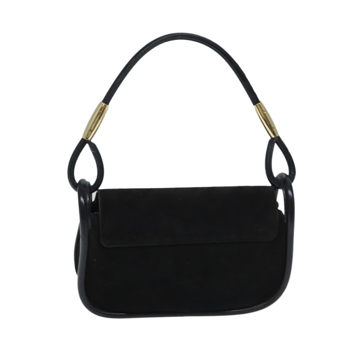 Luxury Gucci Trending 2025 Shoulder Bag Suede Black  69773