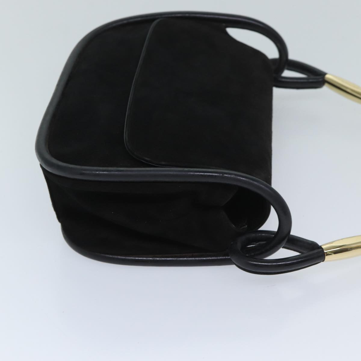 Luxury Gucci Trending 2025 Shoulder Bag Suede Black  69773