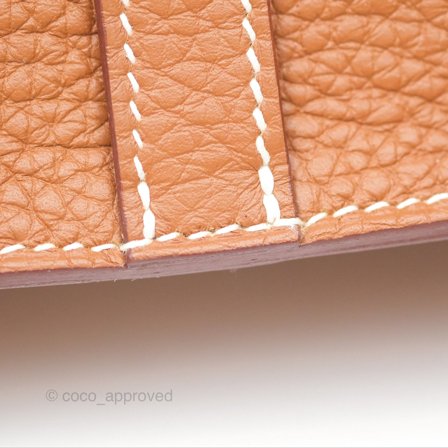 Hermès Halzan 25 Gold Clemence Gold Hardware