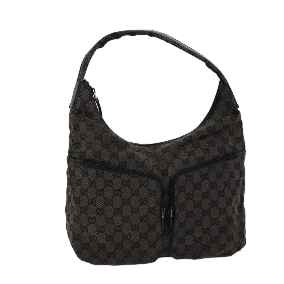 Luxury Gucci Trending 2025 GG Canvas Shoulder Bag Black 001 3380  69781