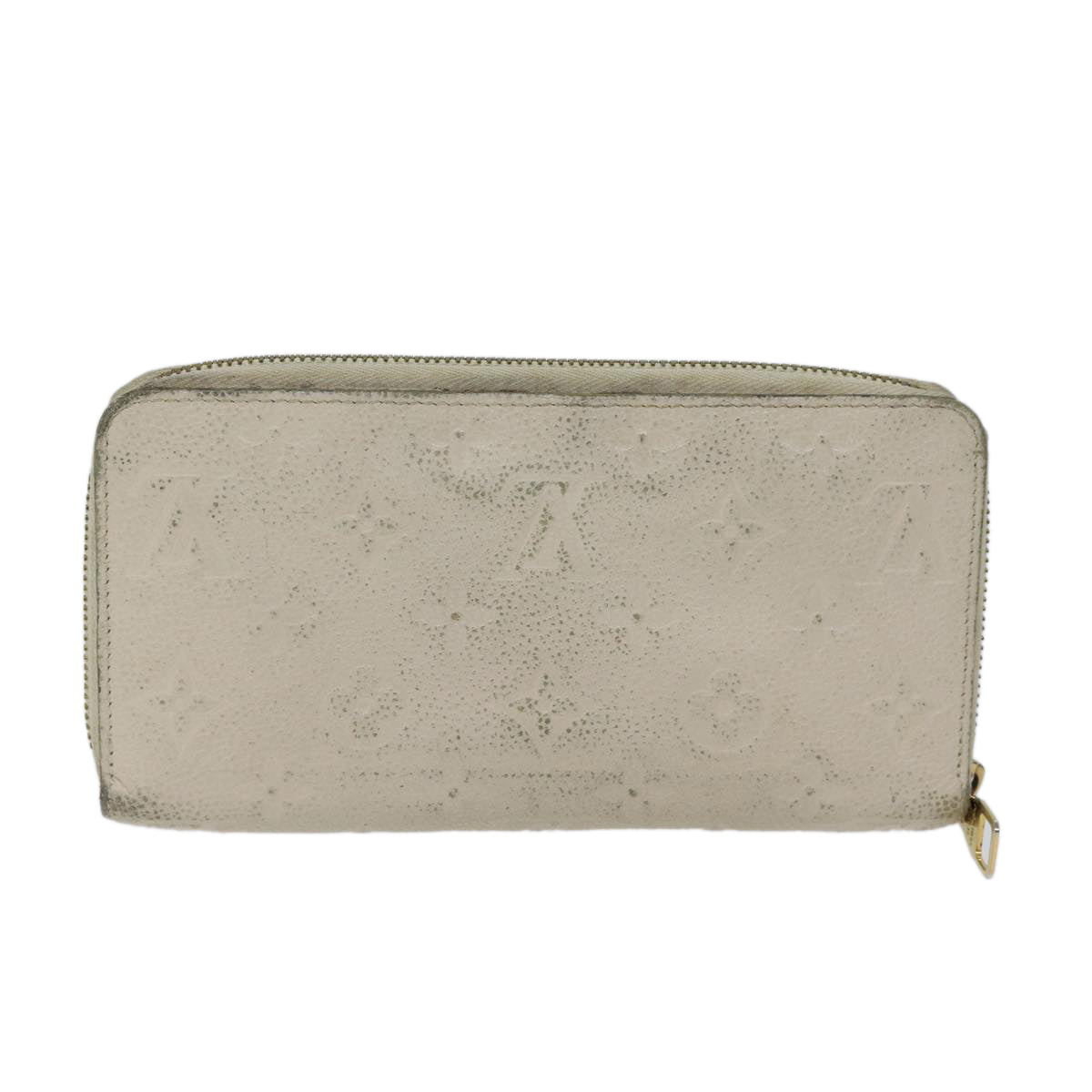 LOUIS VUITTON Monogram Empreinte Zippy Wallet Wallet Neige M60546 LV 69792