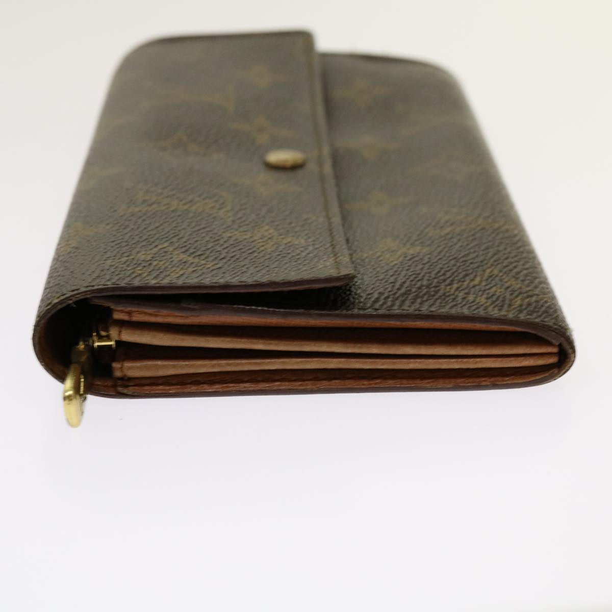 LOUIS VUITTON Monogram Pochette Porte Monnaie Credit Wallet M61725 69796