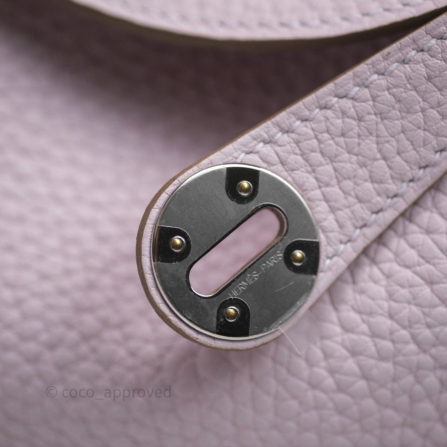 Hermès Lindy 26 Mauve Pale 09 Clemence Palladium Hardware
