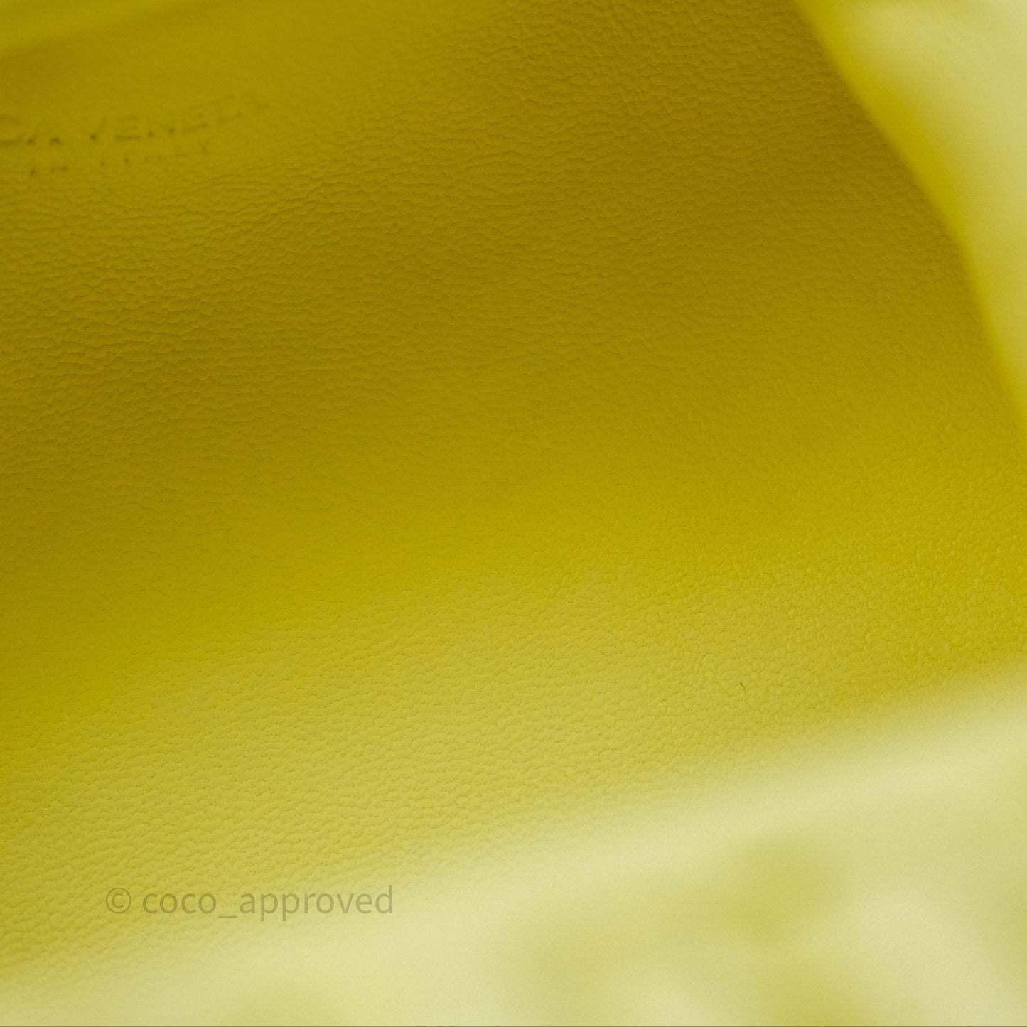Bottega Veneta Nappa Intrecciato The Mini Pouch Yellow