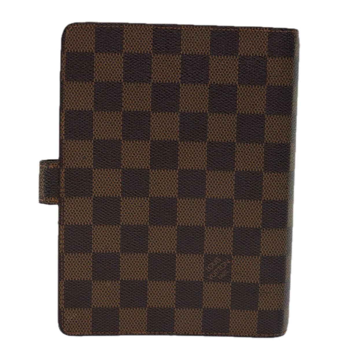 LOUIS VUITTON Damier Ebene Agenda MM Day Planner Cover R20240 LV 69800