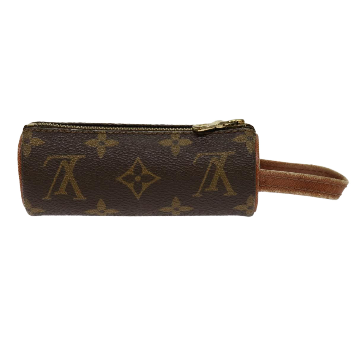 LOUIS VUITTON Monogram Etui 3 Ball de Golf Pouch M58249 LV 69813