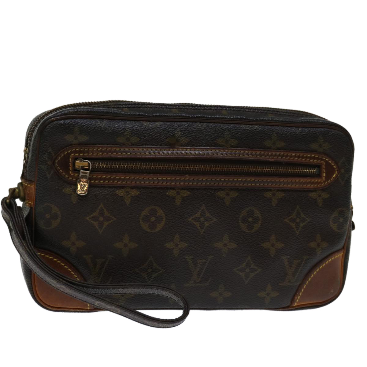 LOUIS VUITTON Monogram Marly Dragonne GM Clutch Bag M51825 LV 69816