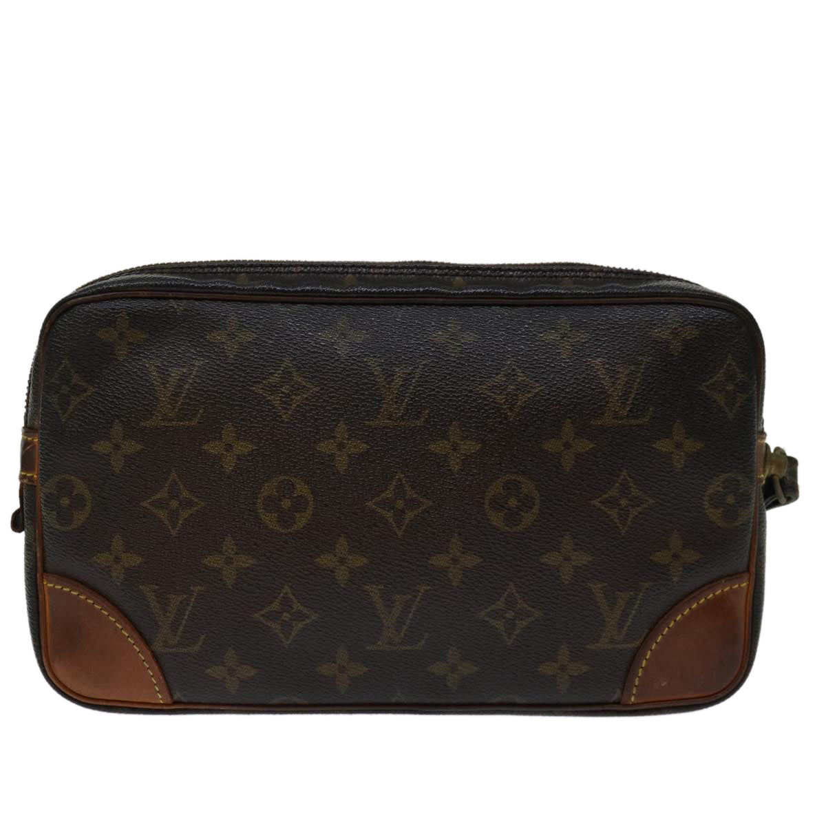 LOUIS VUITTON Monogram Marly Dragonne GM Clutch Bag M51825 LV 69816