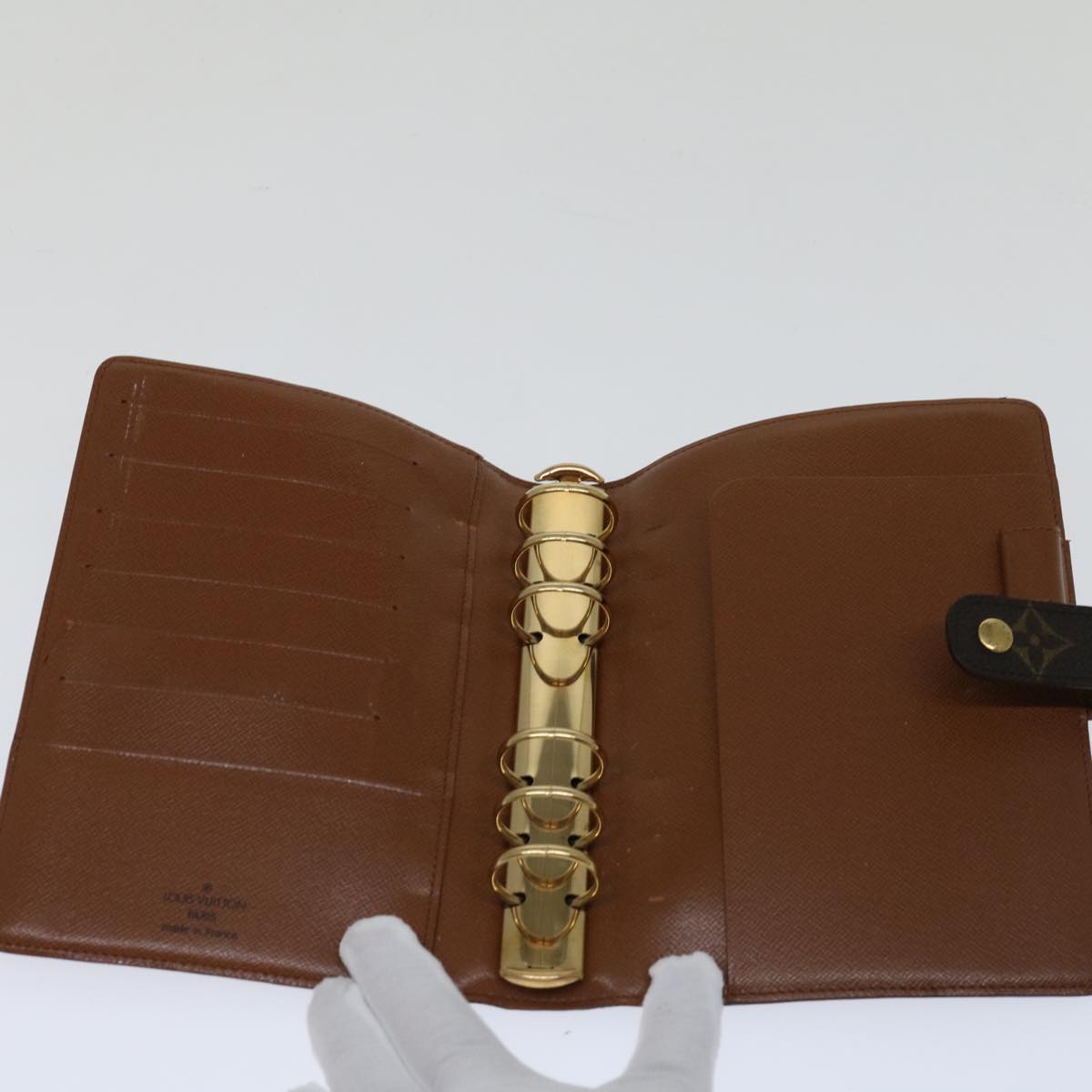 LOUIS VUITTON Monogram Agenda MM Day Planner Cover R20105 LV 69822