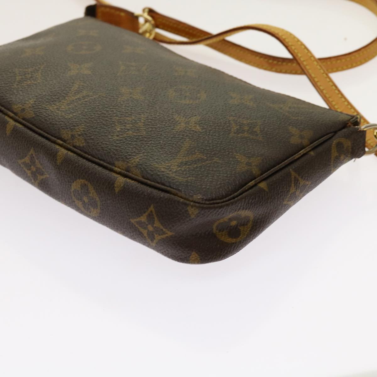 LOUIS VUITTON Monogram Pochette Accessoires Pouch M51980 LV 69825