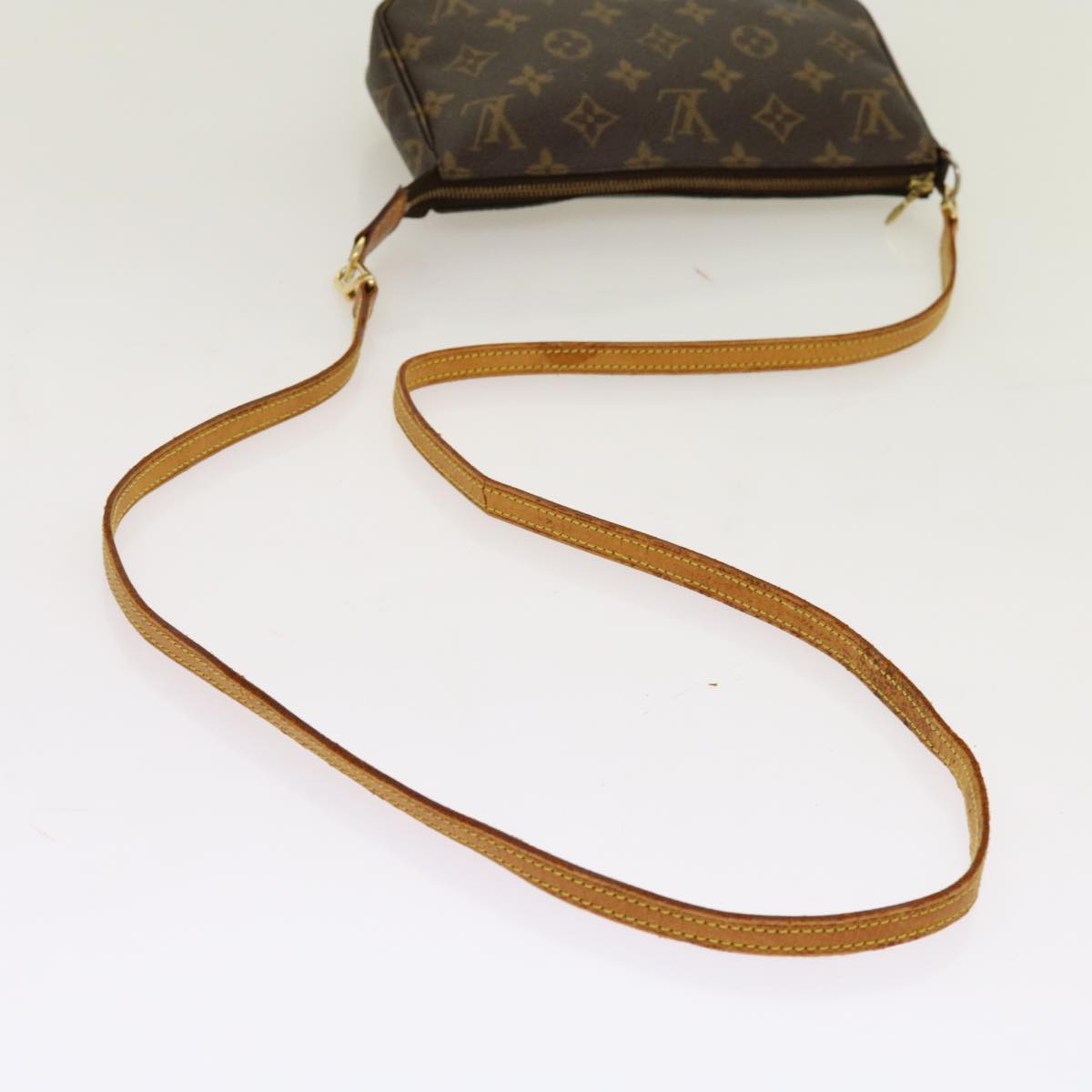 LOUIS VUITTON Monogram Pochette Accessoires Pouch M51980 LV 69825