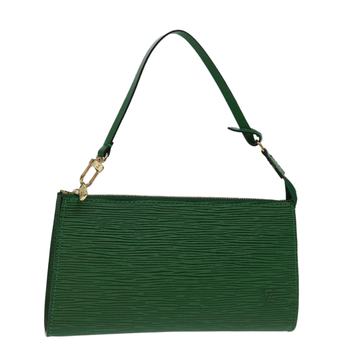 LOUIS VUITTON Epi Pochette Accessoires Pouch Green M52984 LV 69826