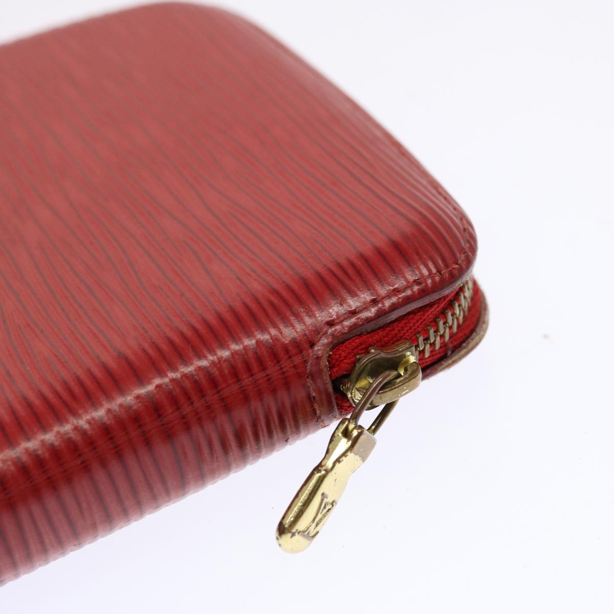 LOUIS VUITTON Epi Agenda Geode Wallet Red M63877 LV 69833