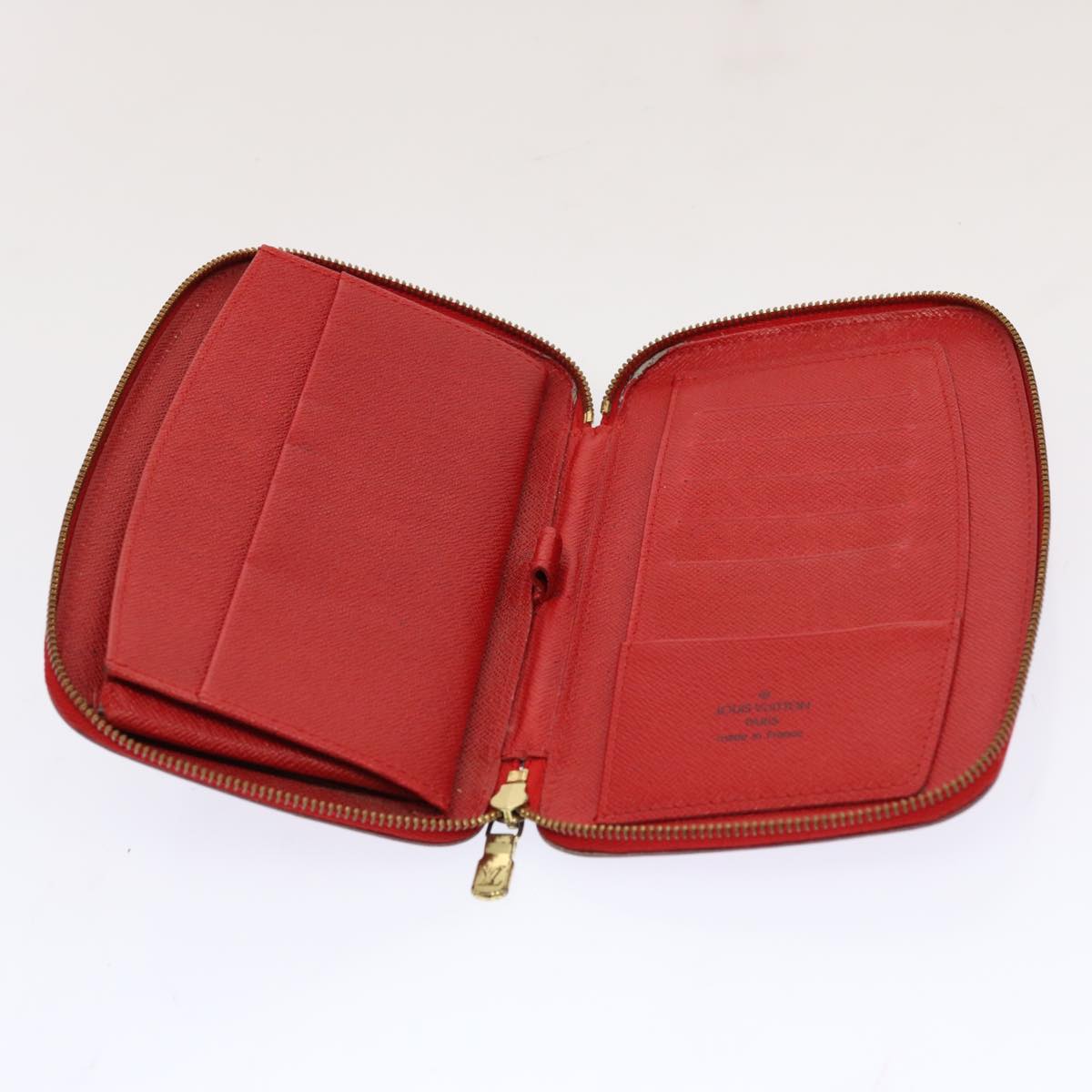 LOUIS VUITTON Epi Agenda Geode Wallet Red M63877 LV 69833