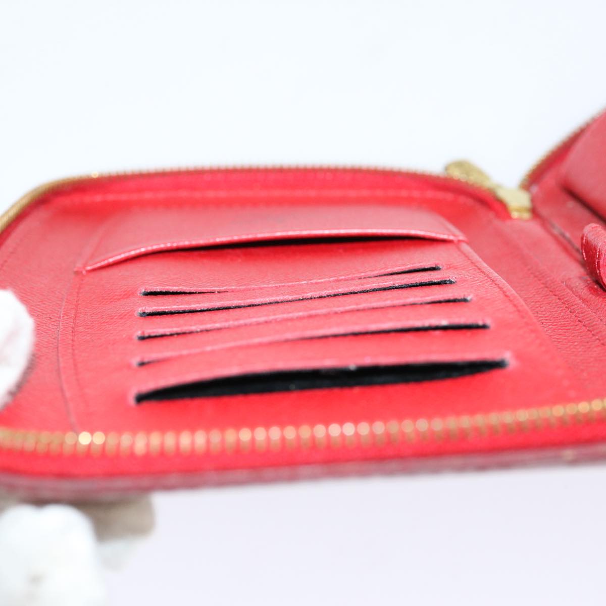 LOUIS VUITTON Epi Agenda Geode Wallet Red M63877 LV 69833