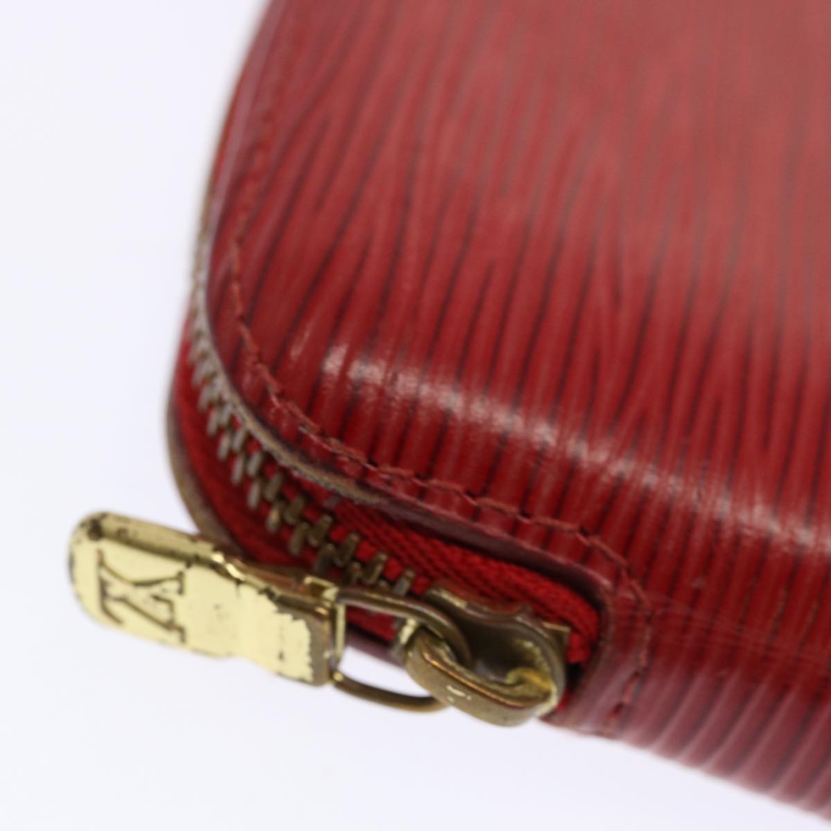 LOUIS VUITTON Epi Agenda Geode Wallet Red M63877 LV 69833