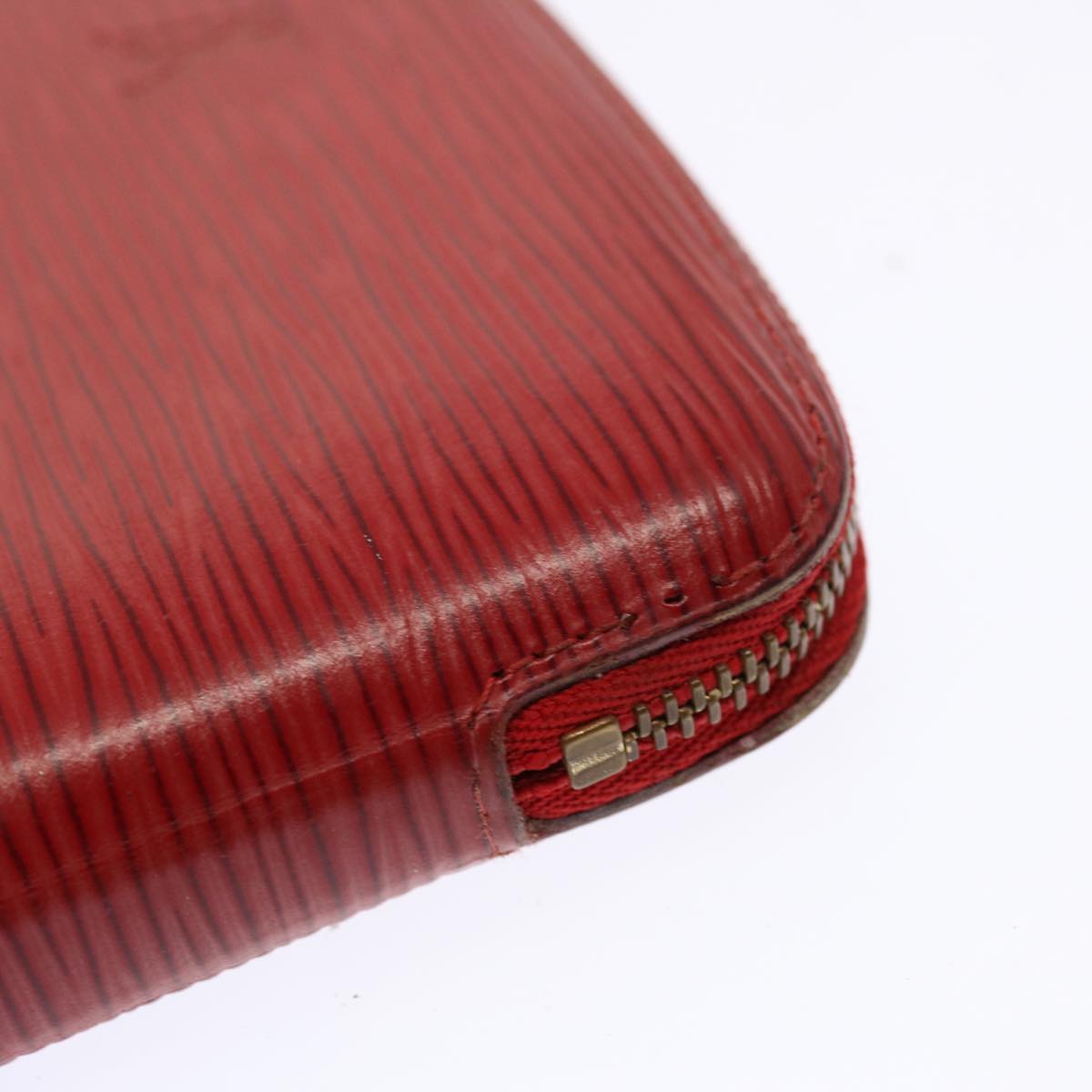 LOUIS VUITTON Epi Agenda Geode Wallet Red M63877 LV 69833