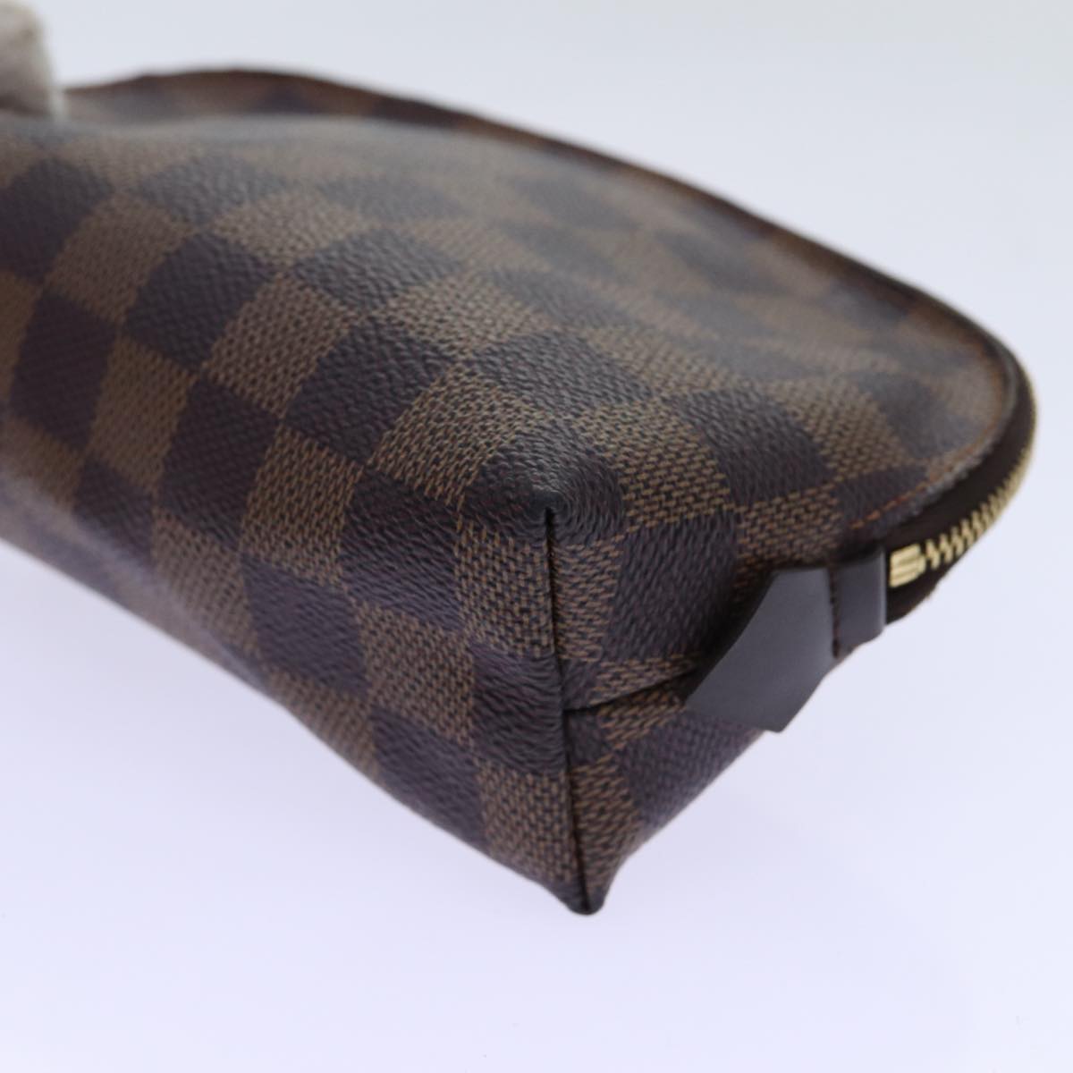 LOUIS VUITTON Damier Ebene Pochette Cosmetic PM Pouch N47516 LV 69835