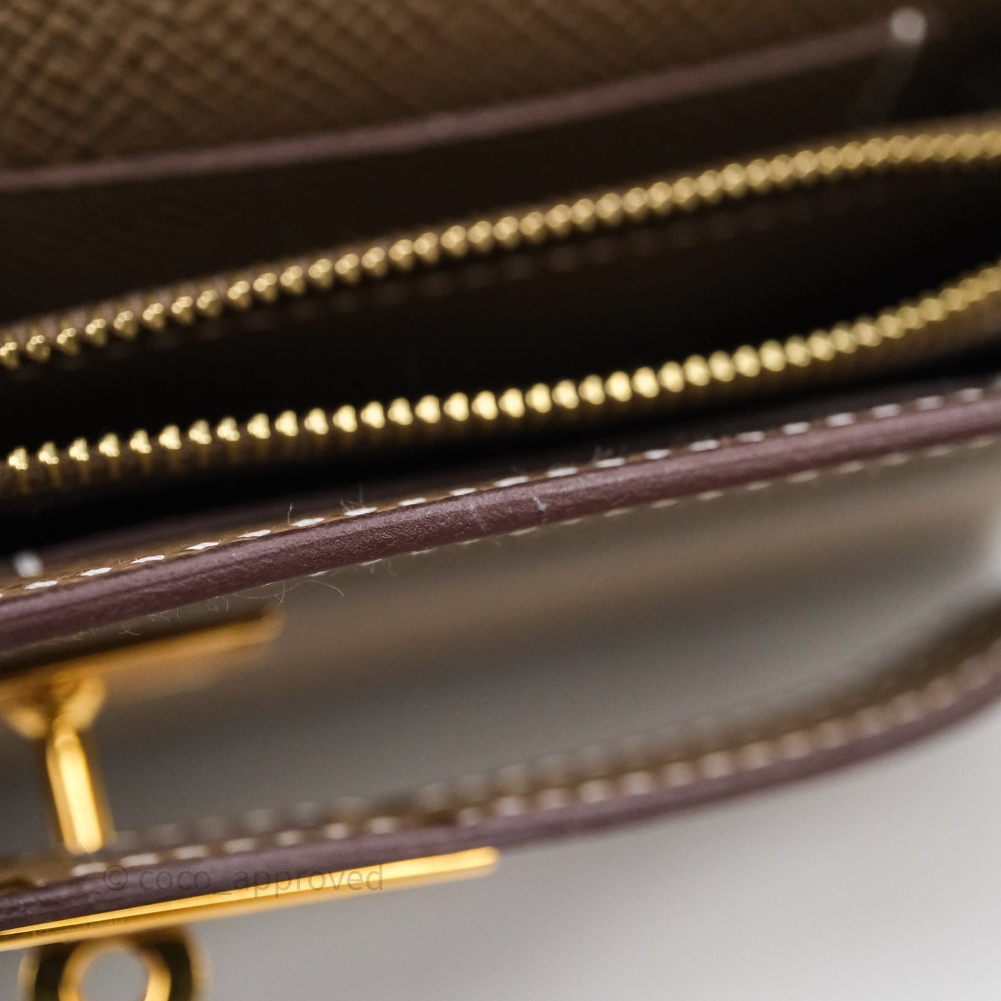 Hermès Kelly To Go Wallet Etoupe 18 Epsom Gold Hardware
