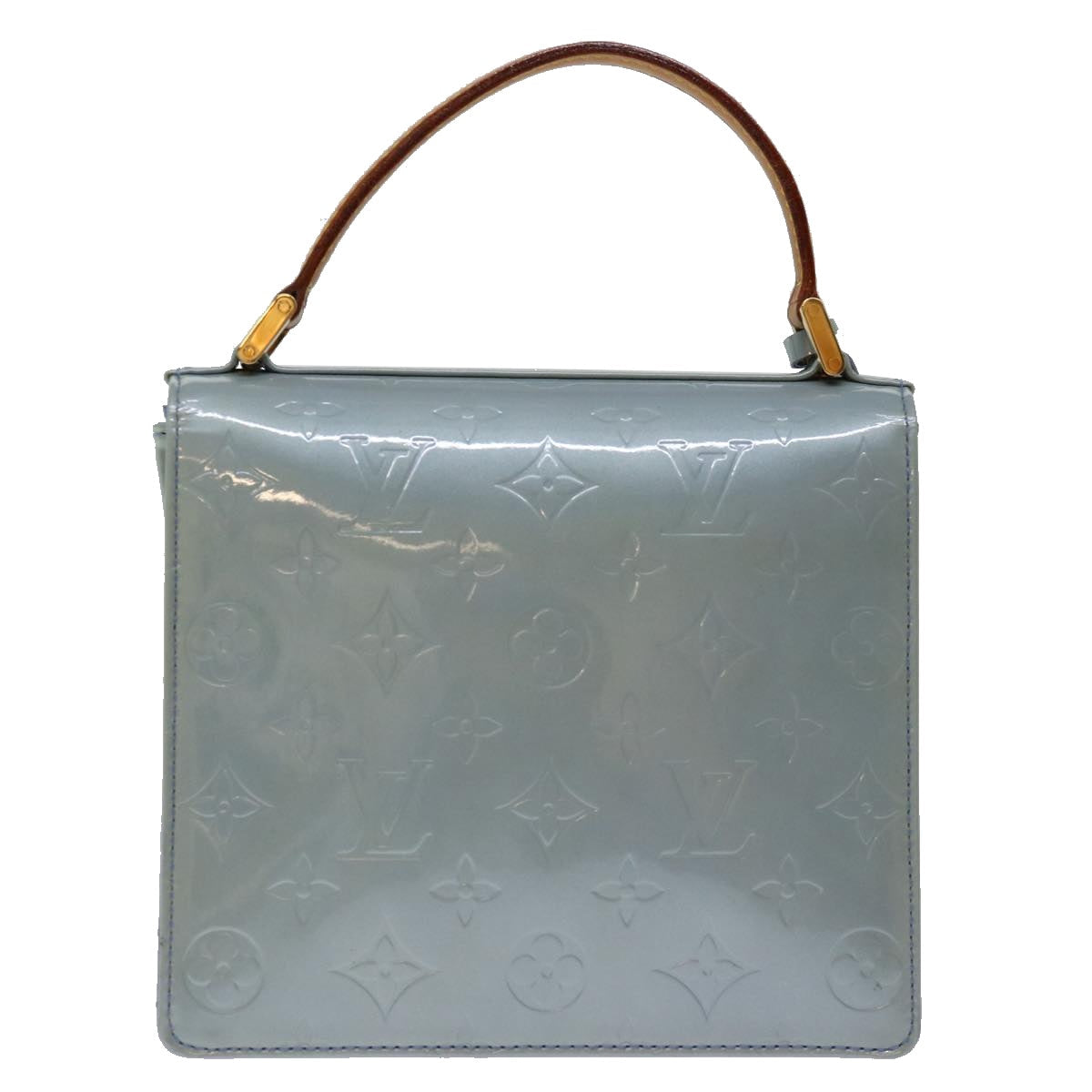 LOUIS VUITTON Monogram Vernis Spring Street Hand Bag Lavande M91216 69847