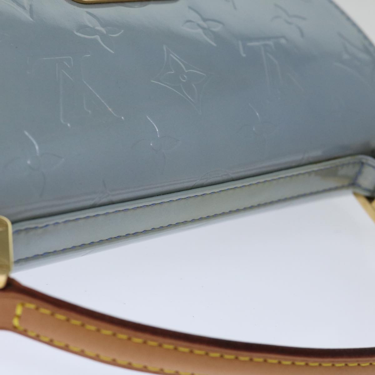 LOUIS VUITTON Monogram Vernis Spring Street Hand Bag Lavande M91216 69847
