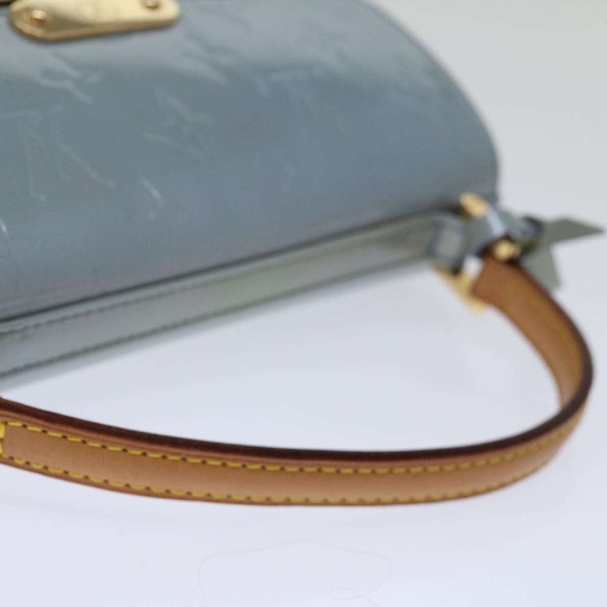LOUIS VUITTON Monogram Vernis Spring Street Hand Bag Lavande M91216 69847