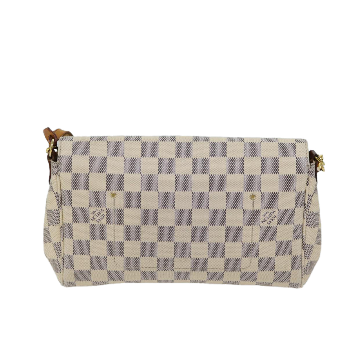 LOUIS VUITTON Damier Azur Favorit MM Shoulder Bag 2way N41275 LV 69857