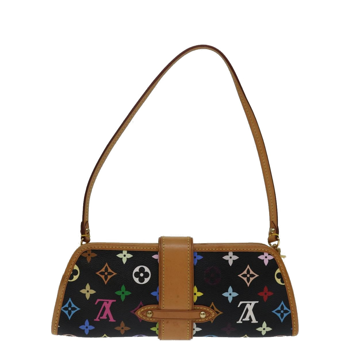 LOUIS VUITTON Monogram Multicolor Shirley Shoulder Bag Black M40050 69858A