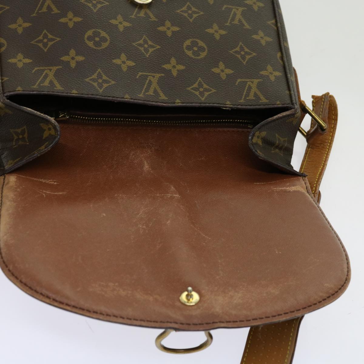 LOUIS VUITTON Monogram Saint Cloud GM Shoulder Bag M51242 LV 69870