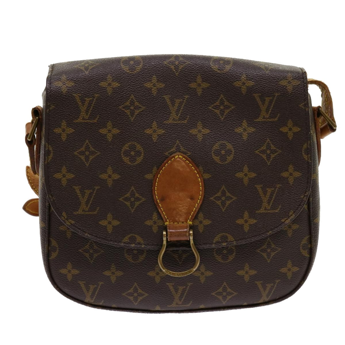 LOUIS VUITTON Monogram Saint Cloud GM Shoulder Bag M51242 LV 69870