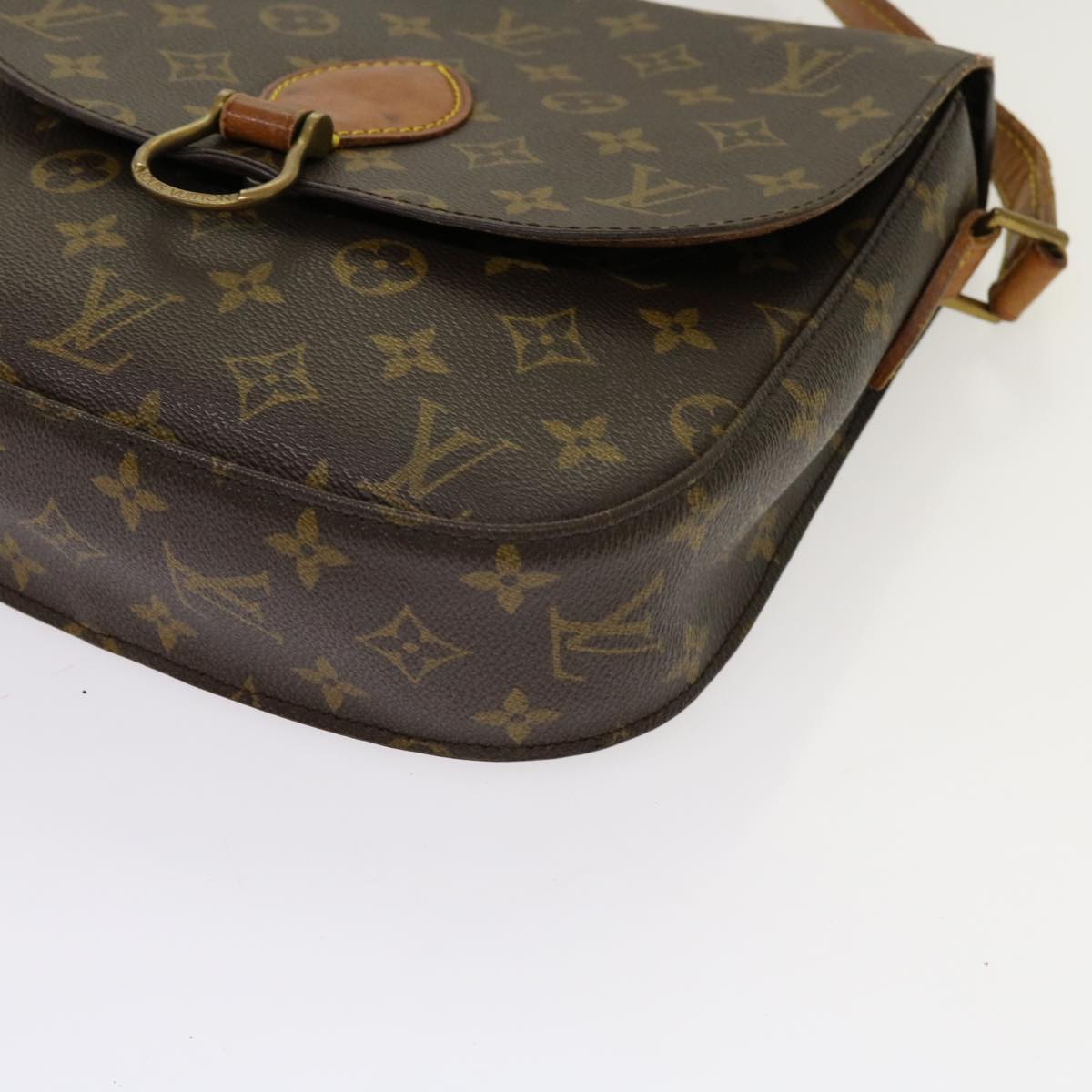 LOUIS VUITTON Monogram Saint Cloud GM Shoulder Bag M51242 LV 69870