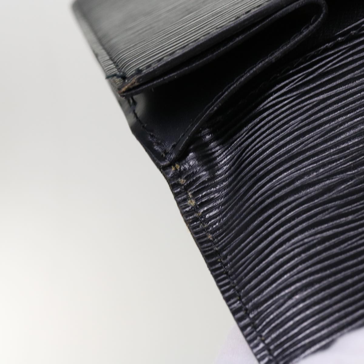 LOUIS VUITTON Epi Montaigne 27 Clutch Bag Black M52652 LV 69871