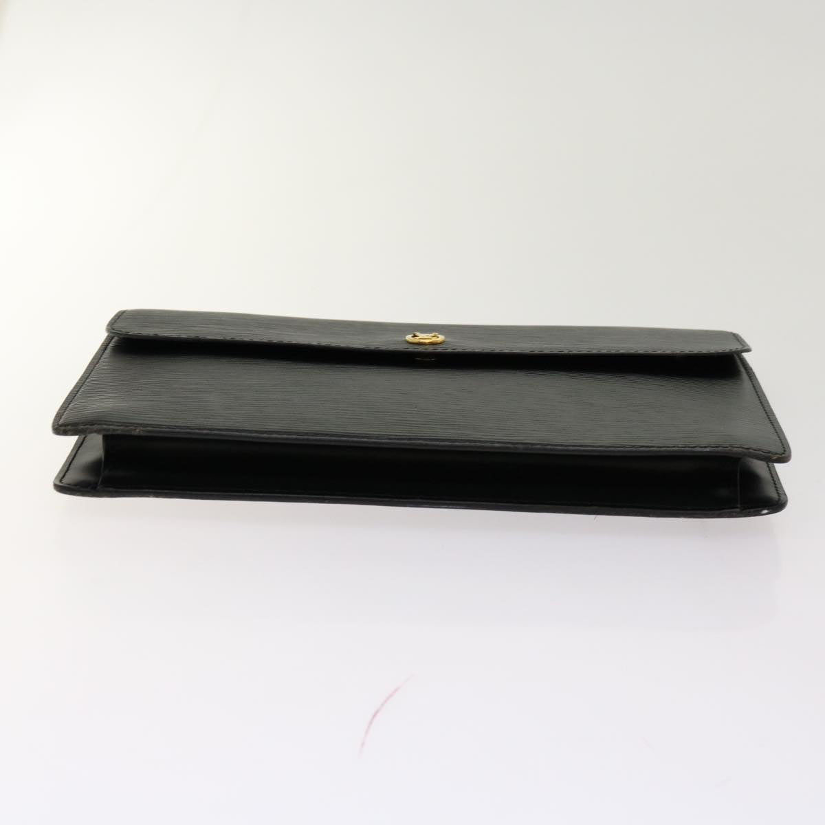 LOUIS VUITTON Epi Montaigne 27 Clutch Bag Black M52652 LV 69871