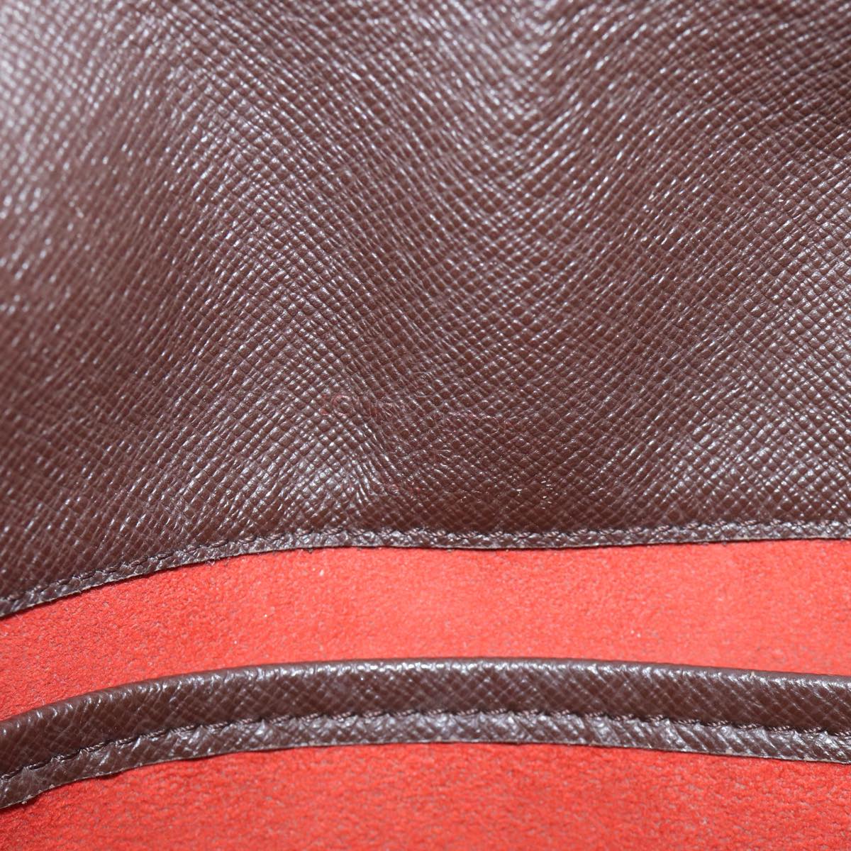 LOUIS VUITTON Damier Ebene Musette Tango Shoulder Bag N51301 LV 69876