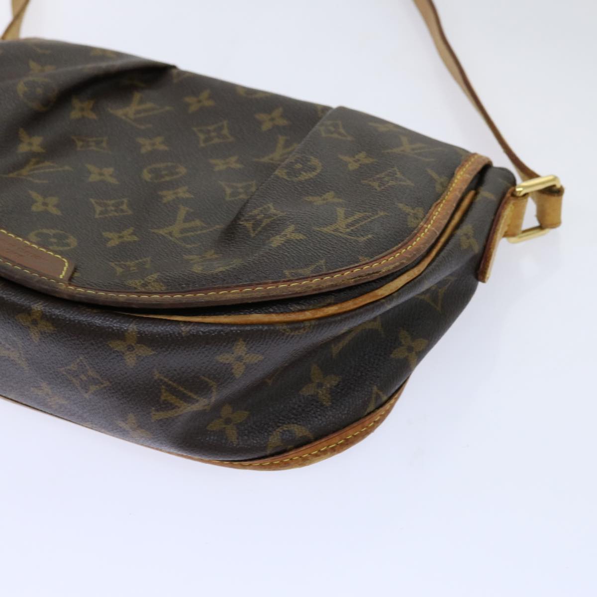 LOUIS VUITTON Monogram Menilmontant PM Shoulder Bag M40474 LV 69878