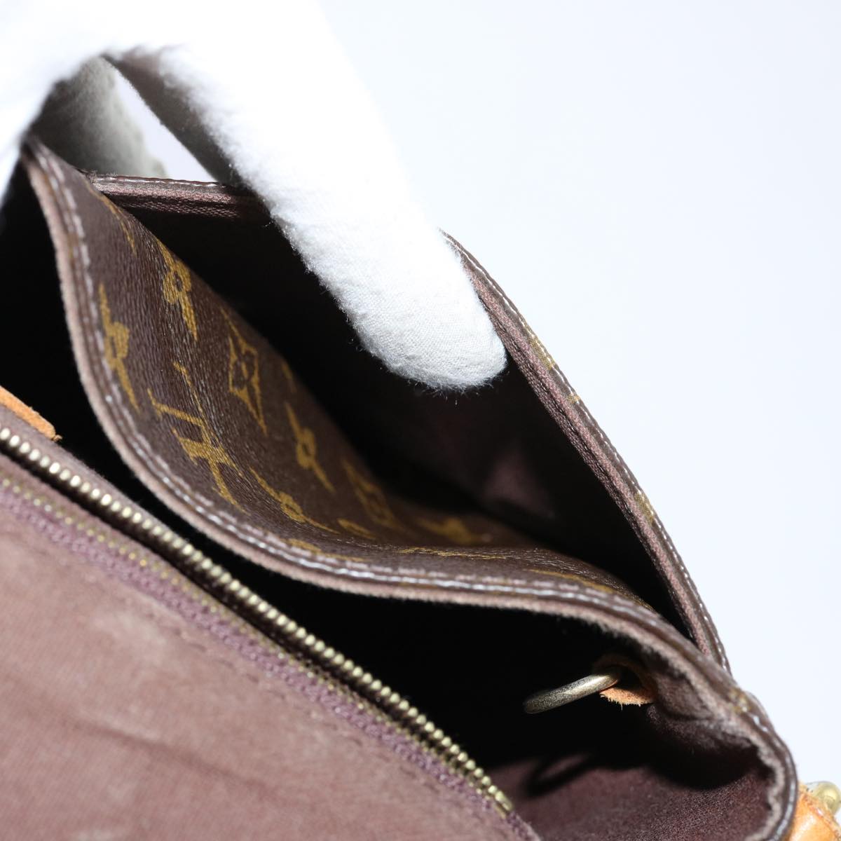 LOUIS VUITTON Monogram Menilmontant PM Shoulder Bag M40474 LV 69878