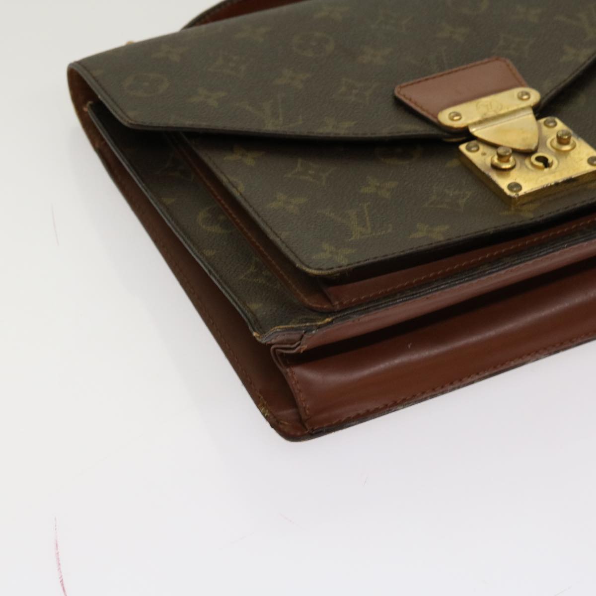 LOUIS VUITTON Monogram Monceau 28 Hand Bag 2way M51185 LV 69888