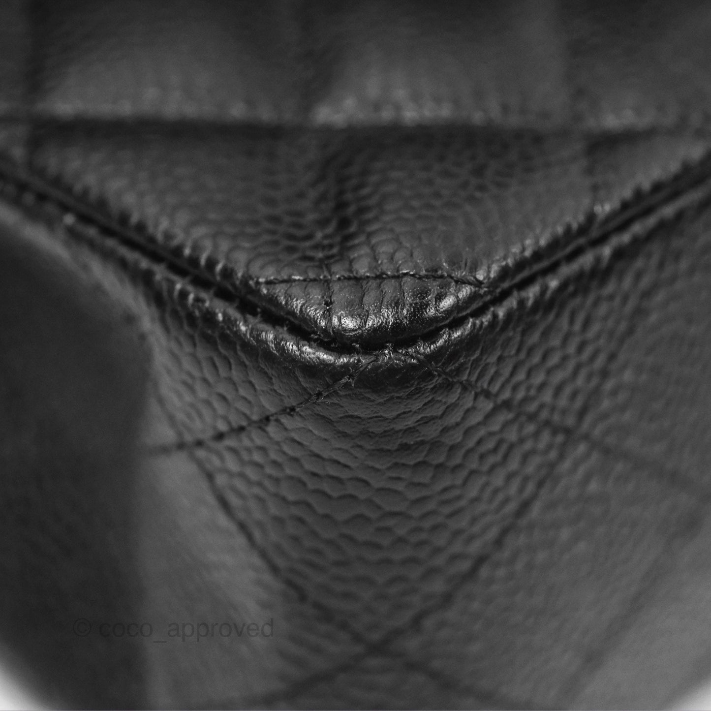 Chanel Small Classic Quilted Flap Black Caviar Silver Hardware