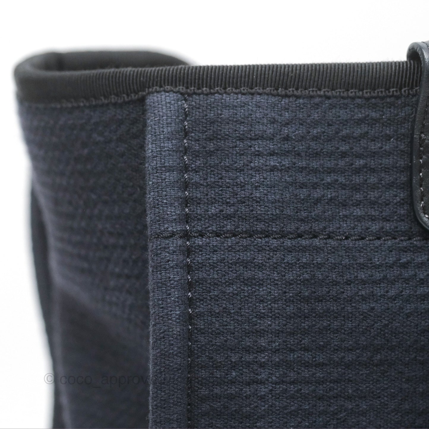 Chanel Medium Canvas Deauville Tote Navy Gold Hardware