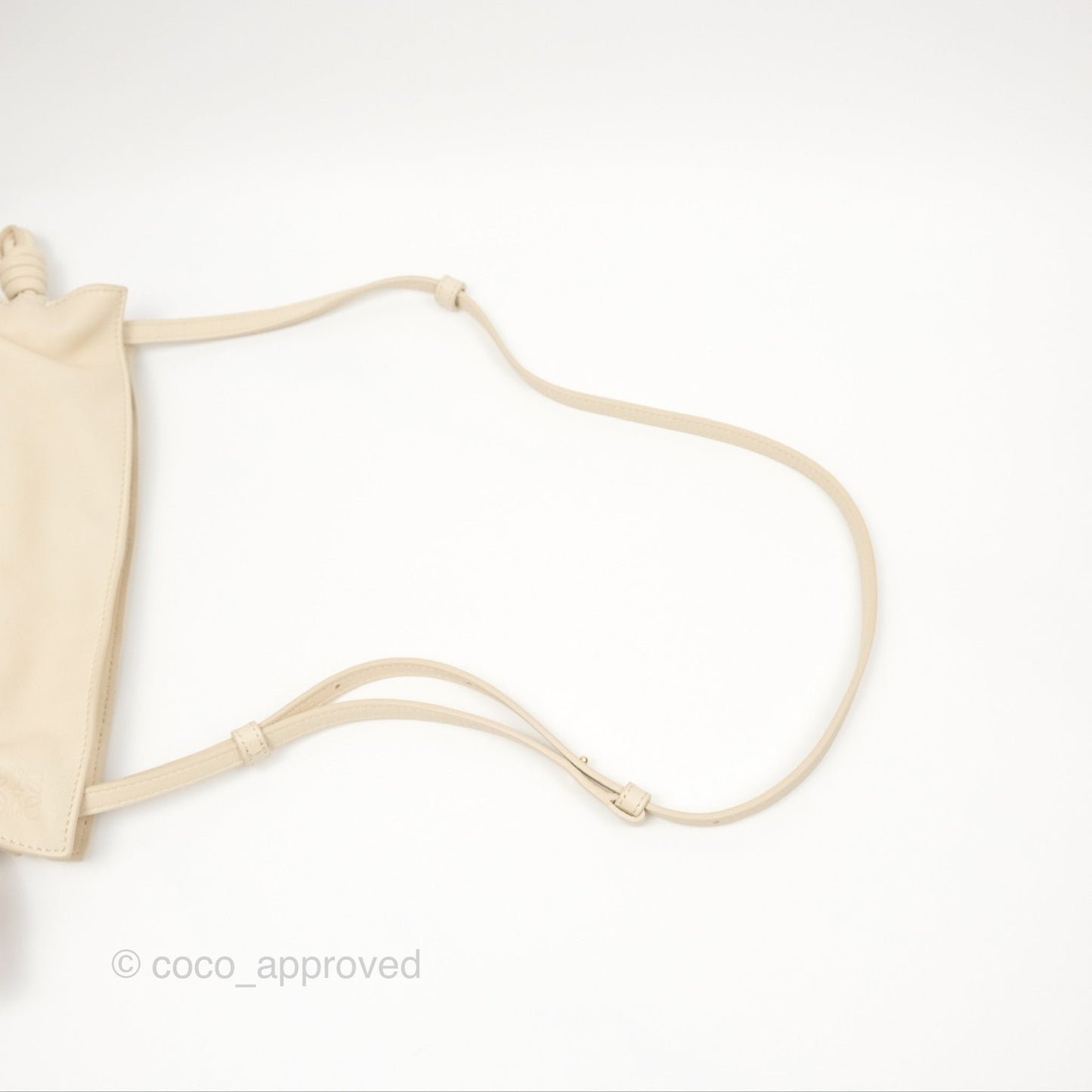 Loewe Mini Nappa Flamenco Clutch Angora