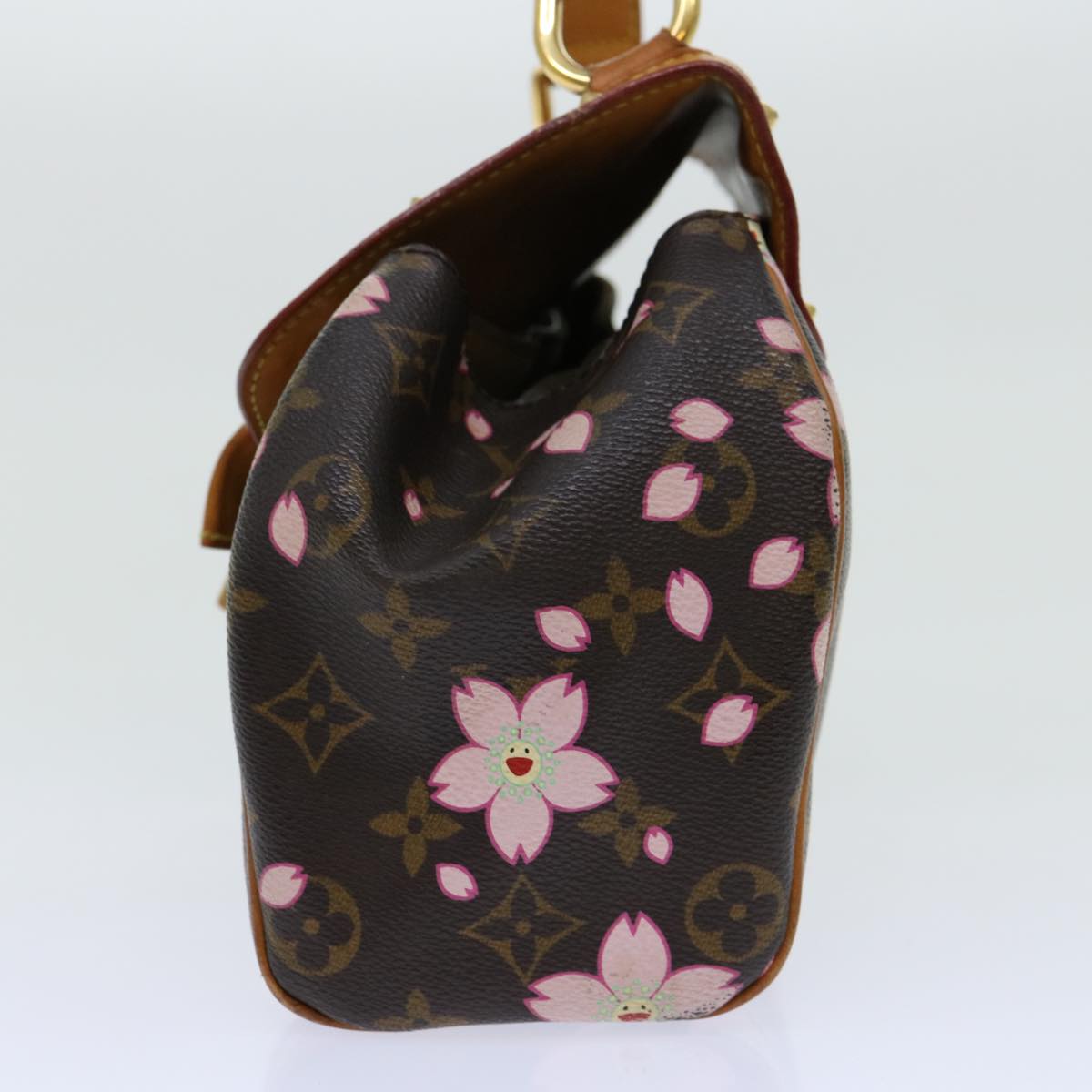 LOUIS VUITTON Monogram Cherry Blossom Sac Retro PM Hand Bag M92012 69900