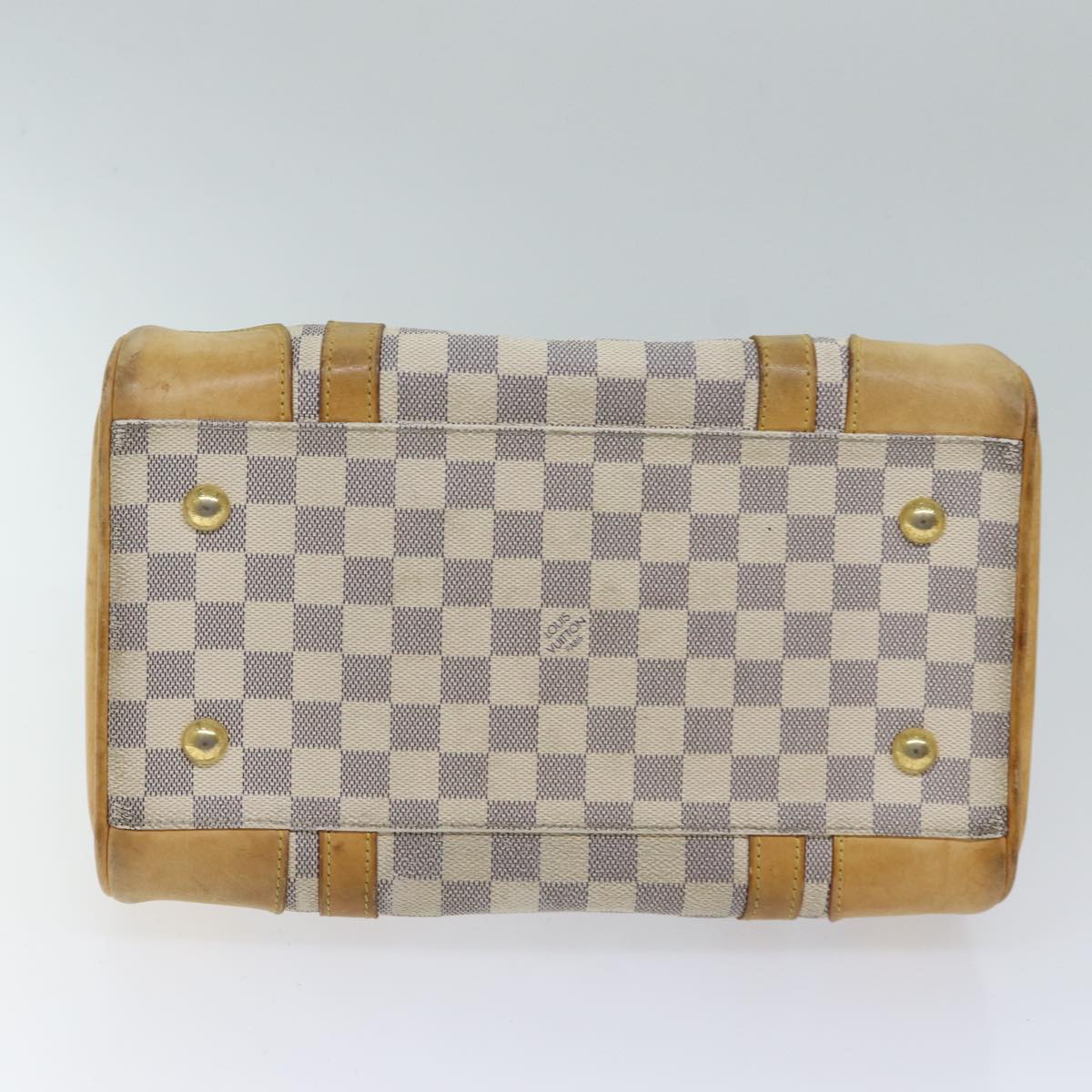 LOUIS VUITTON Damier Azur Berkeley Hand Bag N52001 LV 69902