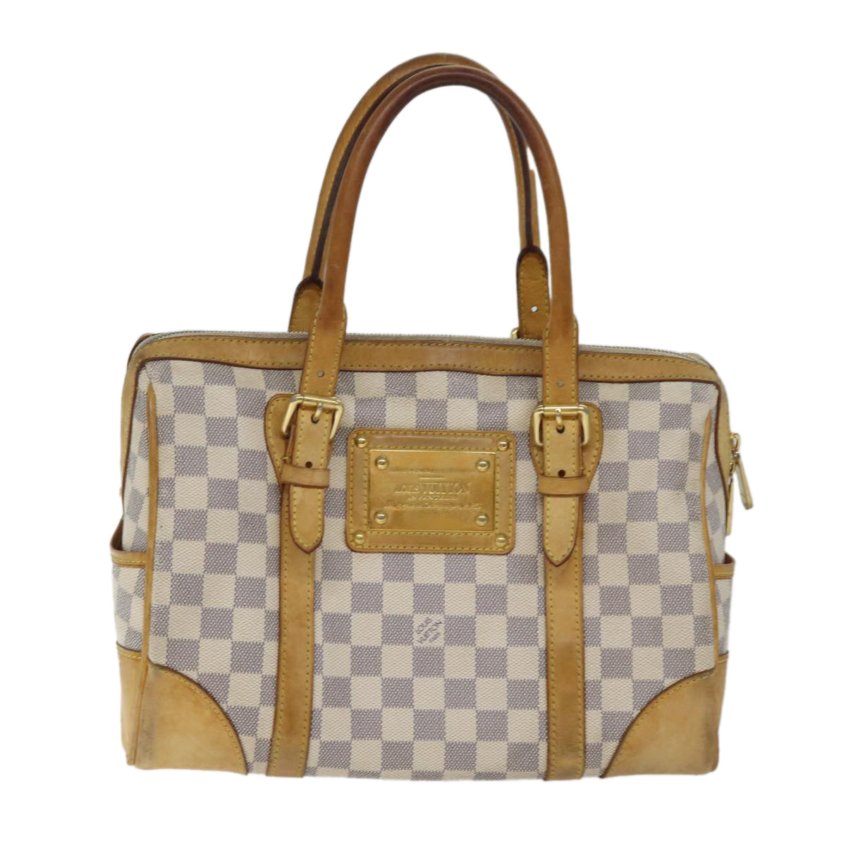 LOUIS VUITTON Damier Azur Berkeley Hand Bag N52001 LV 69902