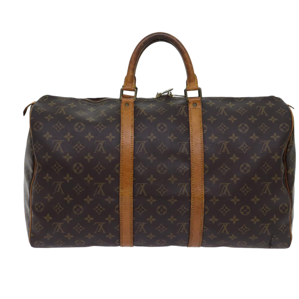 LOUIS VUITTON Monogram Keepall 50 Boston Bag M41426 LV 69913